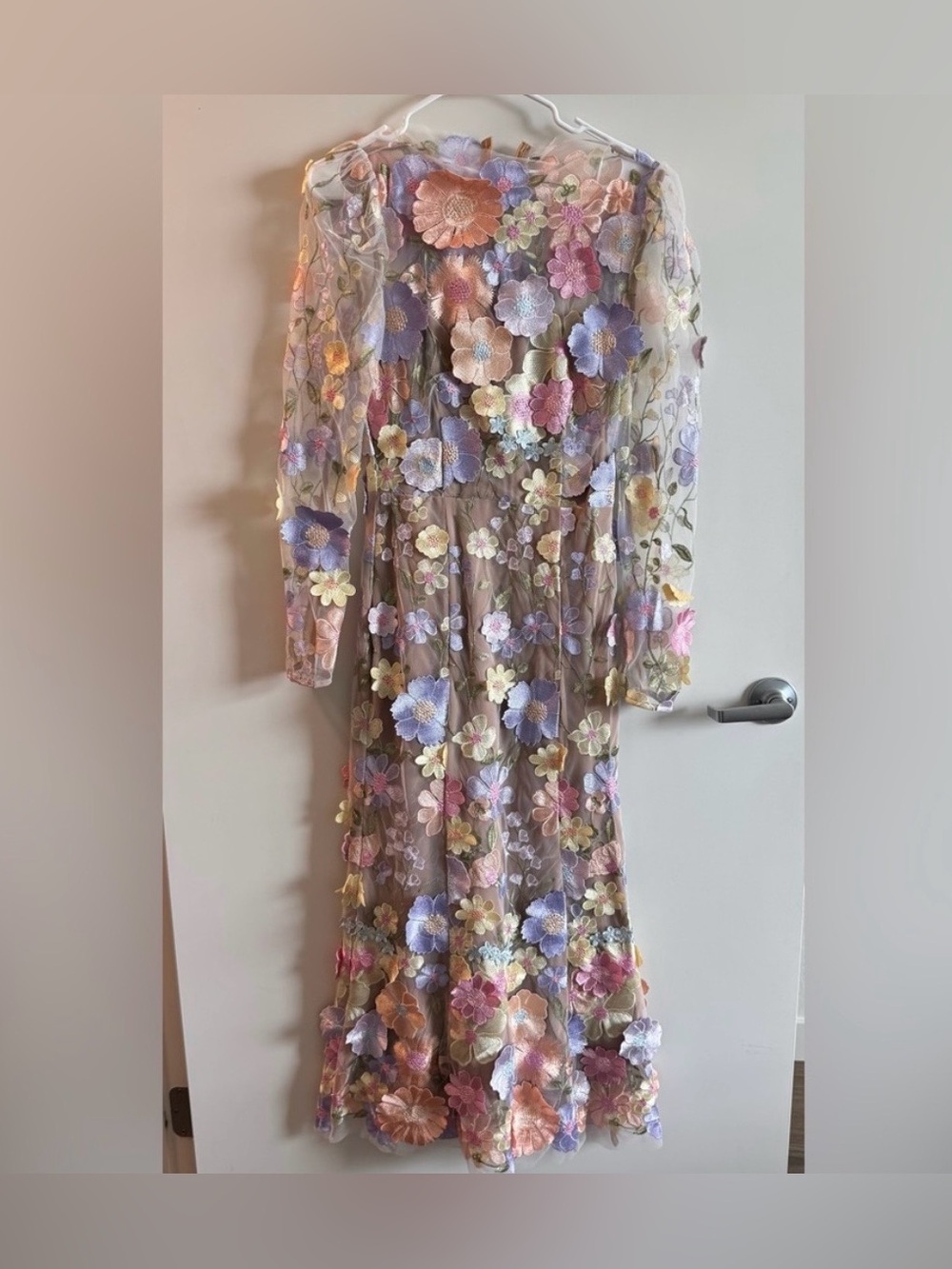 ELLIATT Shannon 3D Floral Dress in Pastel Multi - Brand New with Tags